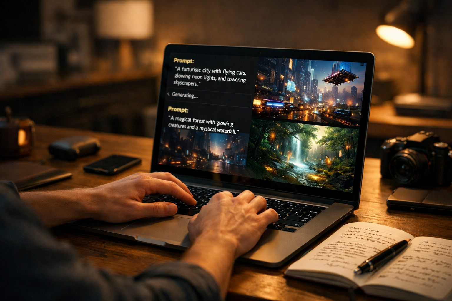 Создание текстовых промтов для генерации анимированных изображений с помощью ИИ